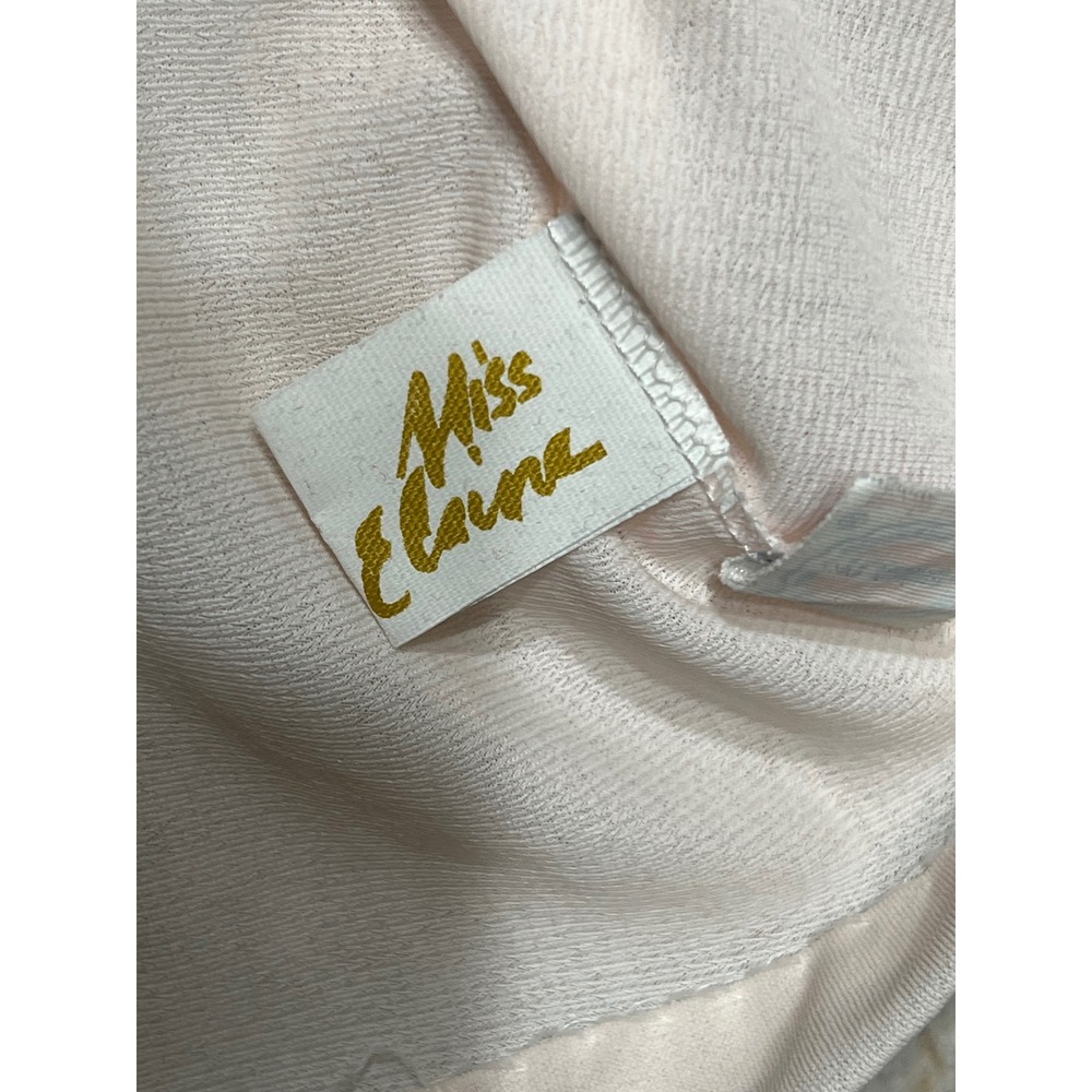 Vintage Miss Elaine 1970s Pink Lace Nightgown Button Front ILGWU Made in USA - Picture 6 of 10